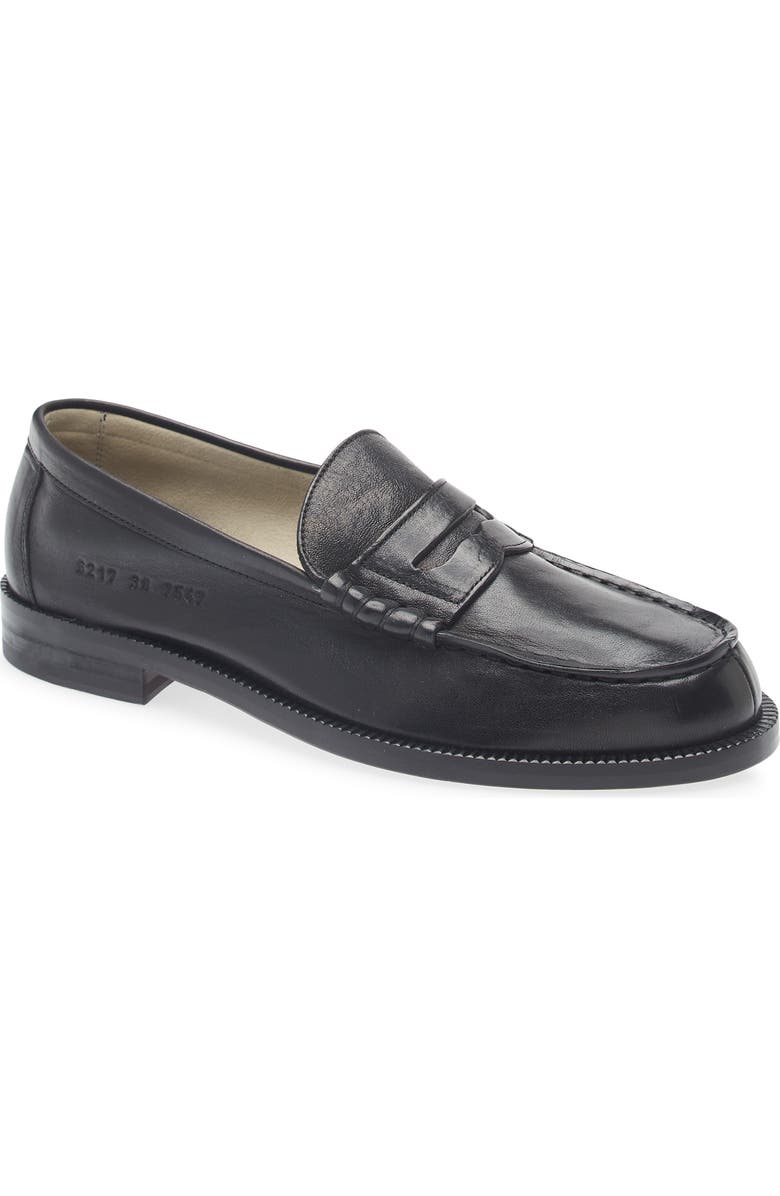 Common Projects Soft Penny Loafer, Main, color, Black