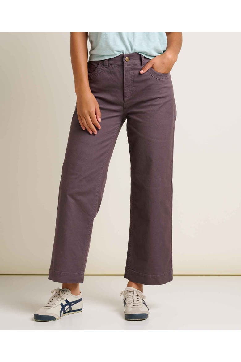 Earthworks Wide Leg Pant, Main, color, Raisin