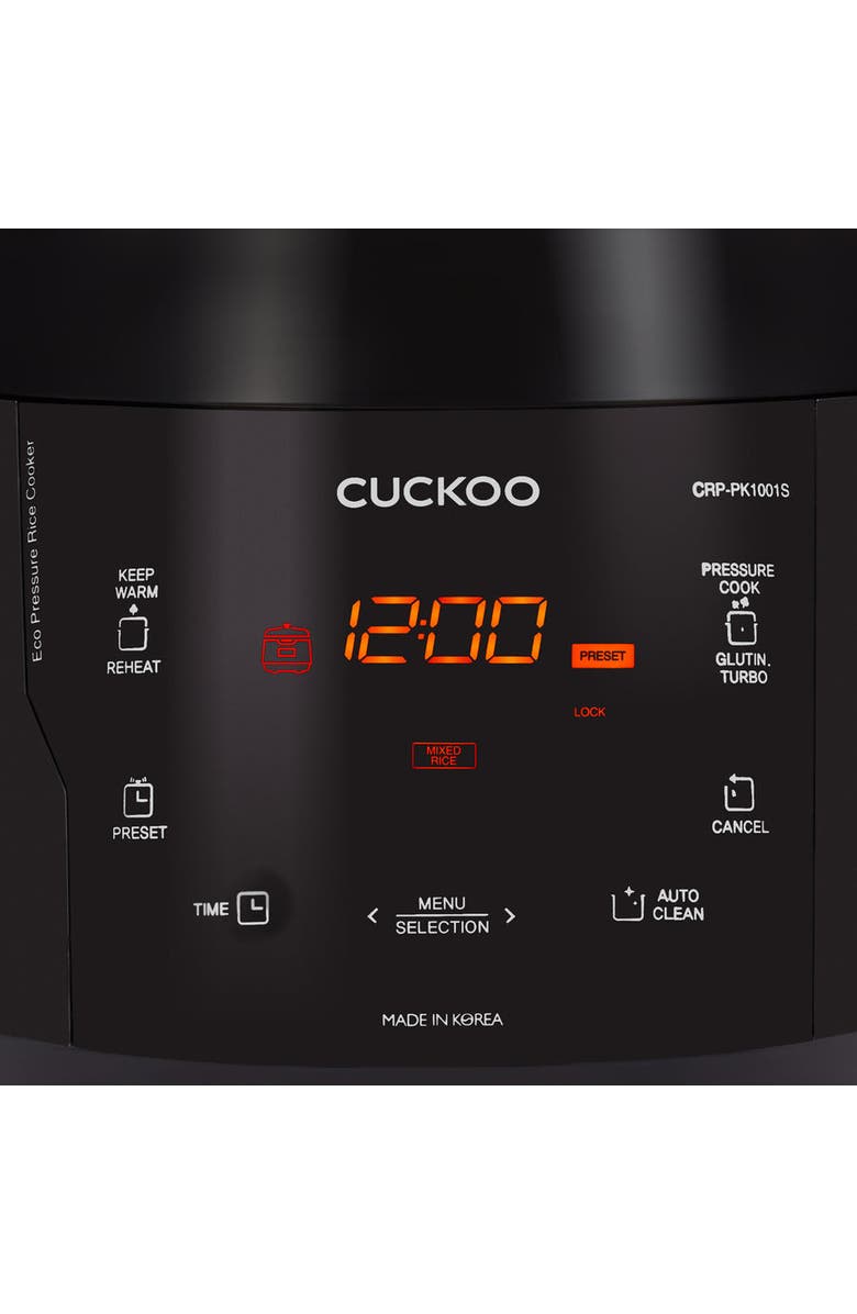 Cuckoo CRP-PK1001S Heating Pressure Rice Cooker, Alternate, color, Black