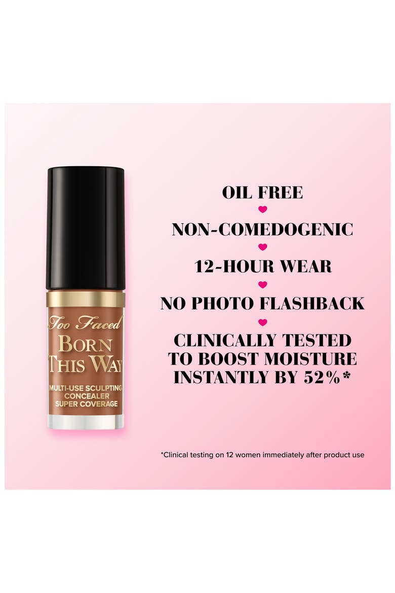Travel Size Born This Way Super Coverage Multi-Use Longwear Concealer, Alternate, color, TAFFY