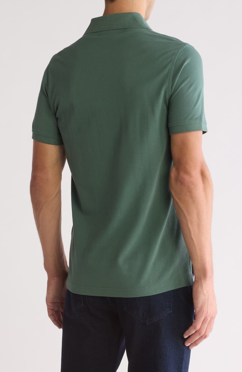 Brooks Brothers Cotton Pique Oxford Polo, Alternate, color, Dark Forest