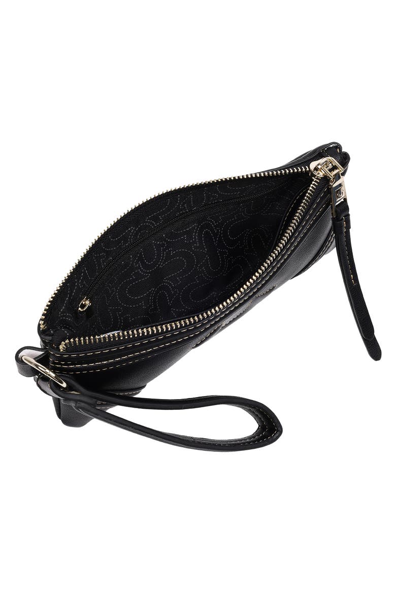Horseshoe Wristlet, Alternate, color, BLACK