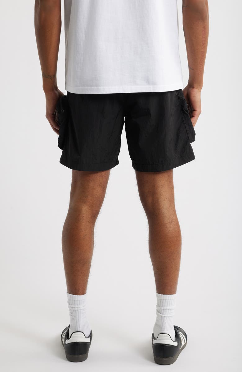 ICECREAM Running Dog Graphic Cargo Hiker Shorts, Alternate, color, Black