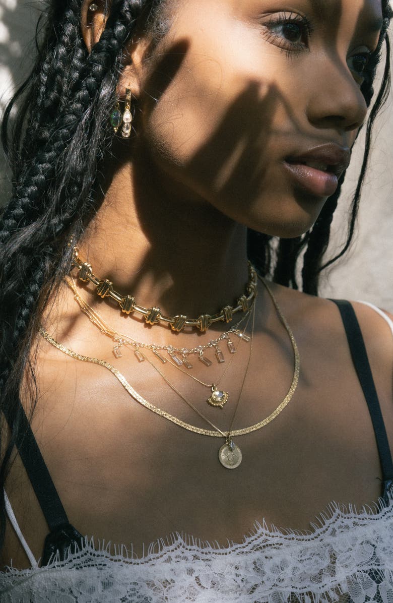 Child of Wild Golden Hour Citrine Pendant Necklace, Alternate, color, Gold