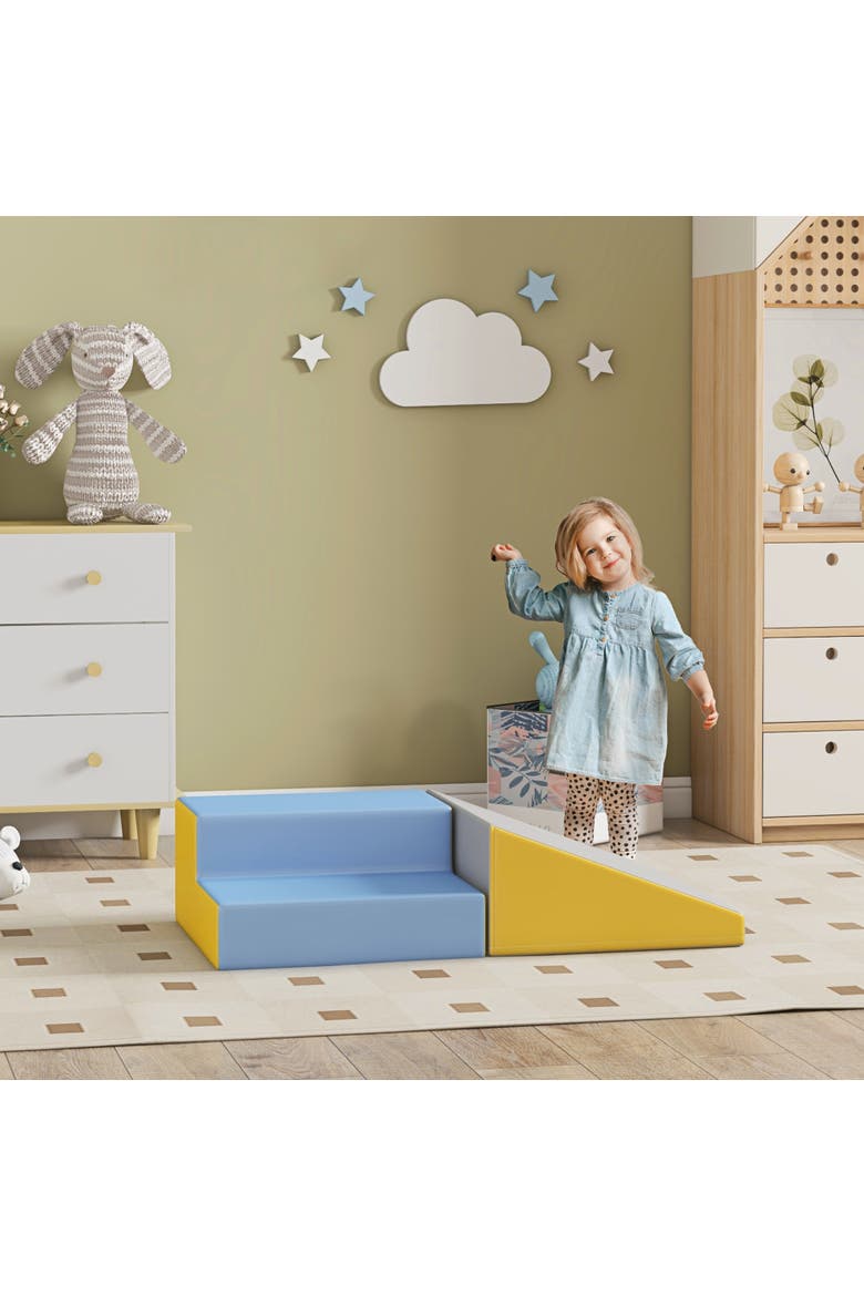 2-Piece Climb and Crawl Foam Playset, Indoor Play, Alternate, color, Contemporary