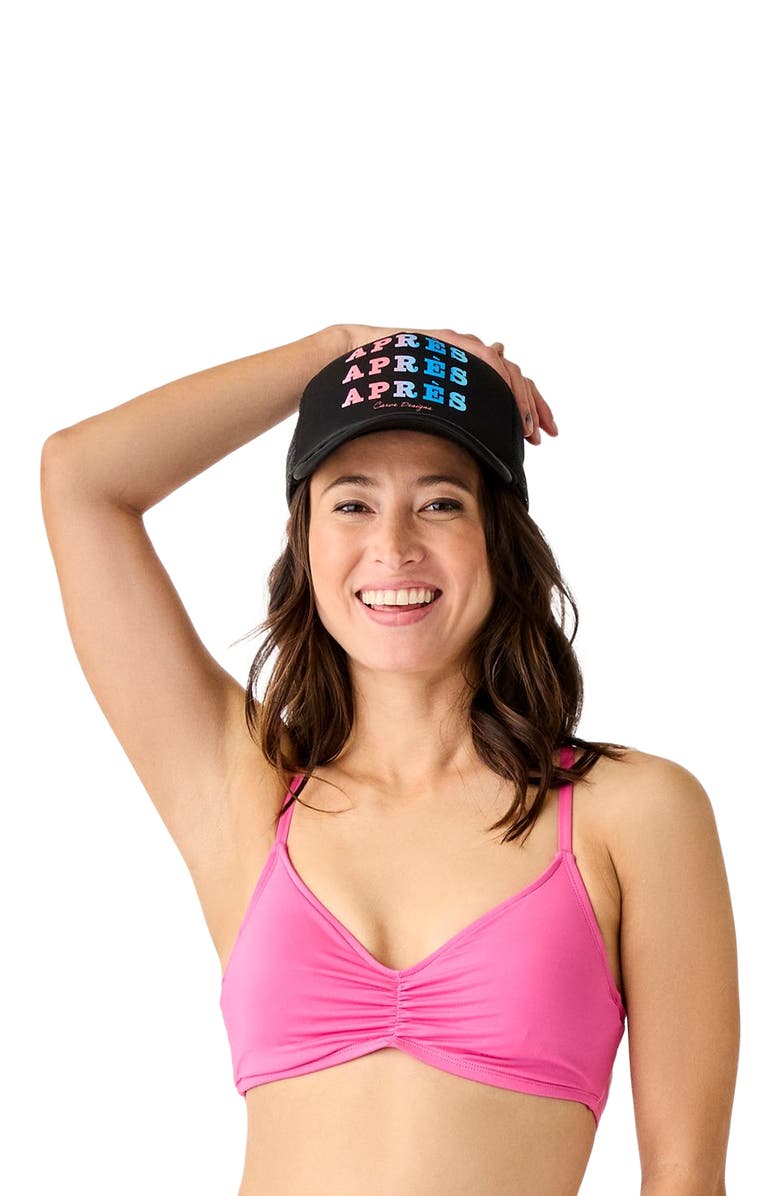 Carve Designs Trucker Hat, Alternate, color, Black