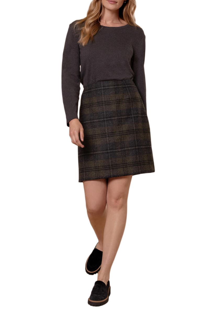 Celtic & Co. Celt Wool Skirt, Alternate, color, Cairngorm Heath