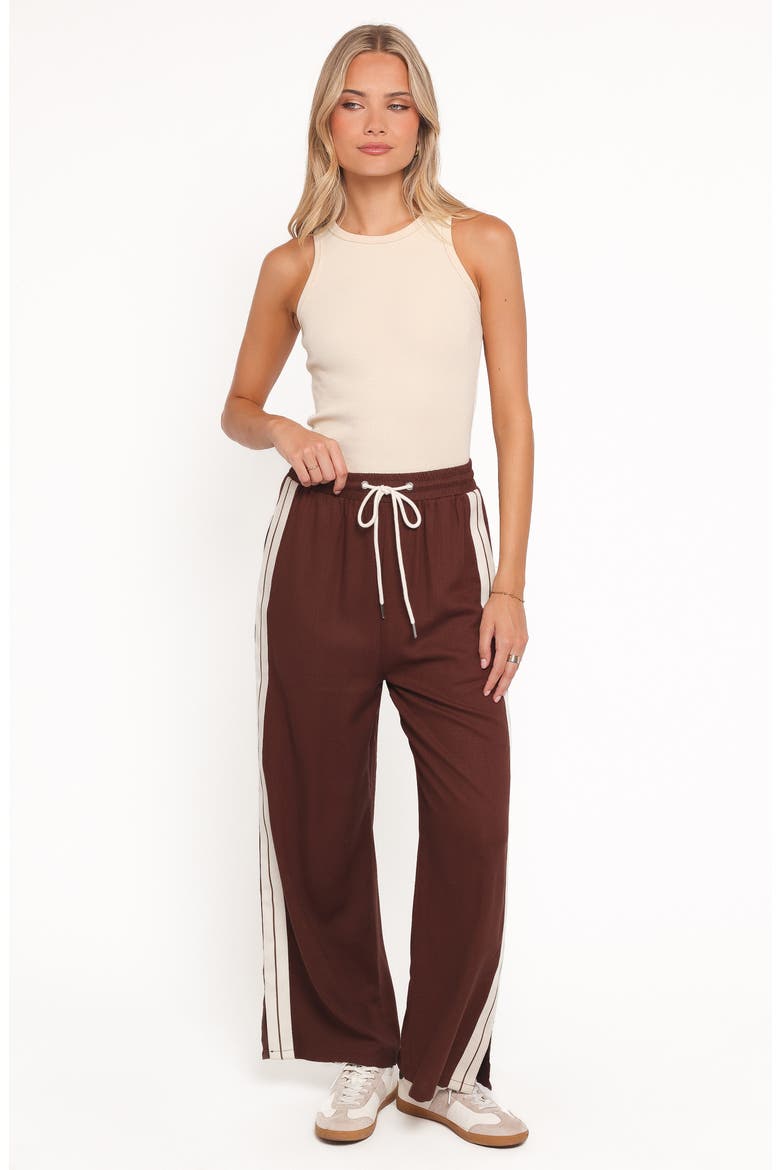 Hvar Track Pants, Alternate, color, BROWN