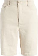 NYDJ Linen Blend Bermuda Shorts