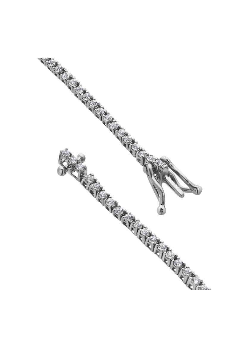 Enora 1 Ct 10K Gold Lab Grown Diamond Tennis Bracelet, Alternate, color, 10K White Gold