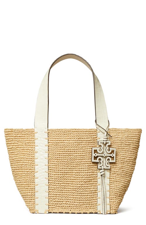 Tory Burch Small Straw Tote Bag