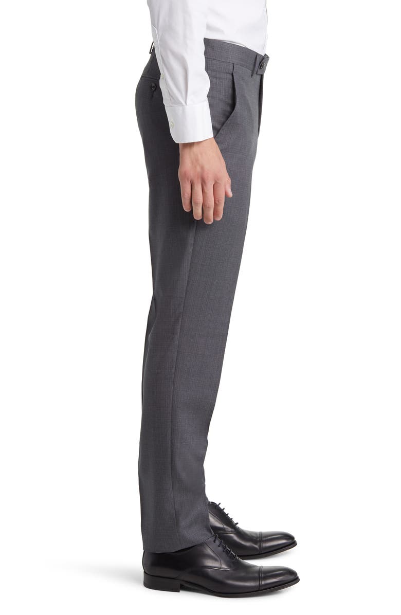 Ted Baker London Jerome Soft Constructed Wool Tapered Dress Pants, Alternate, color, 