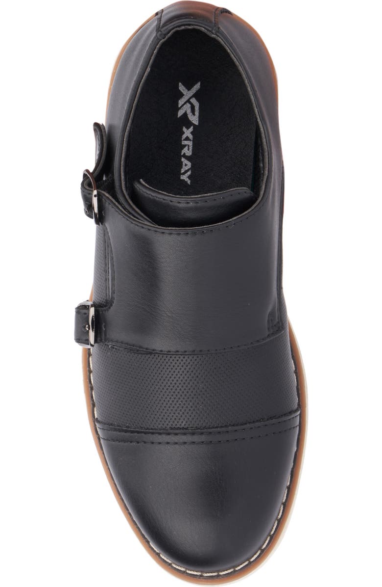 XRAY Kids' Michael Double Monk Strap Loafer, Alternate, color, Black