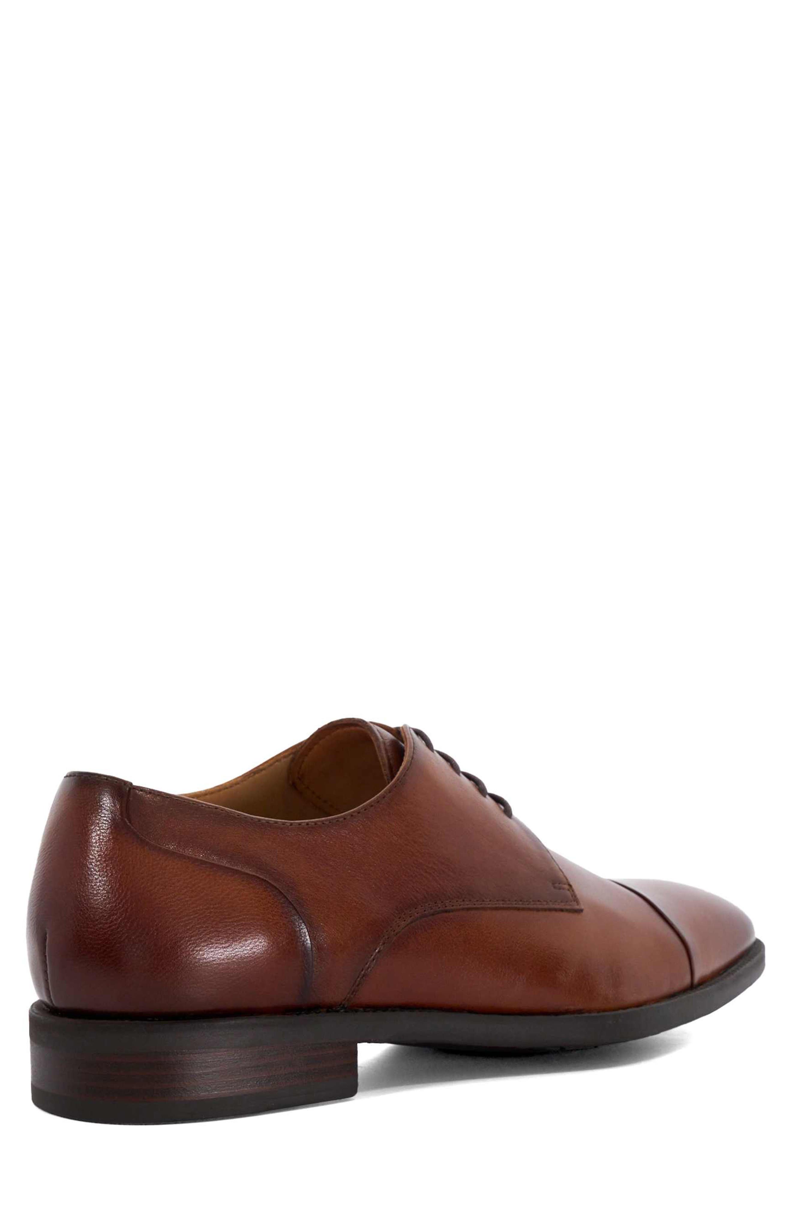 Suffix Flexi Plain Toe Oxford, Alternate, color, DARK TAN