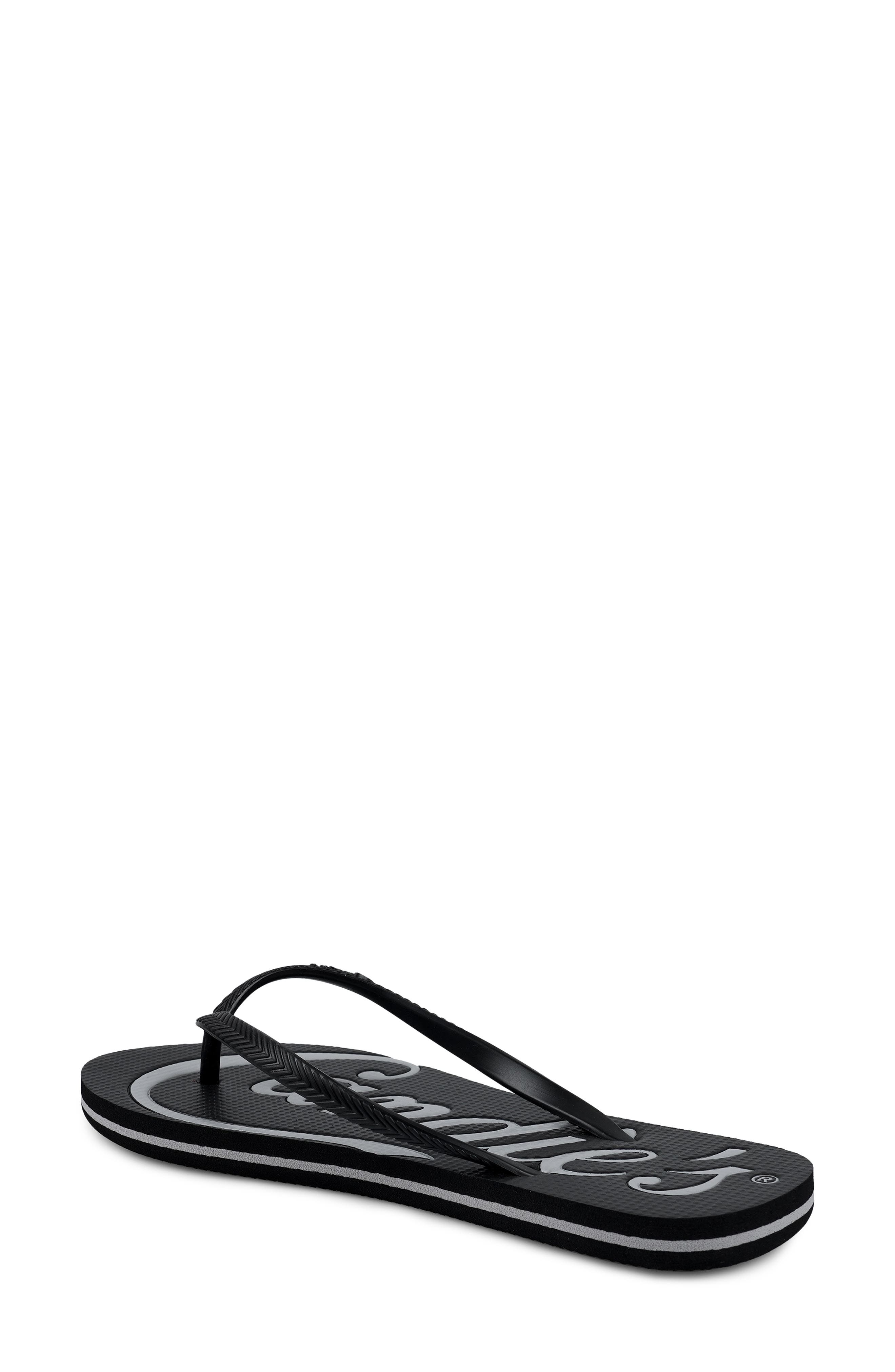 Candie's Reedley Flip Flop, Alternate, color, Black