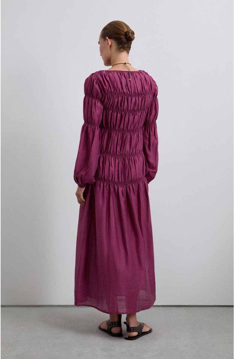 Scalpers Smock Dress, Alternate, color, Burgundy