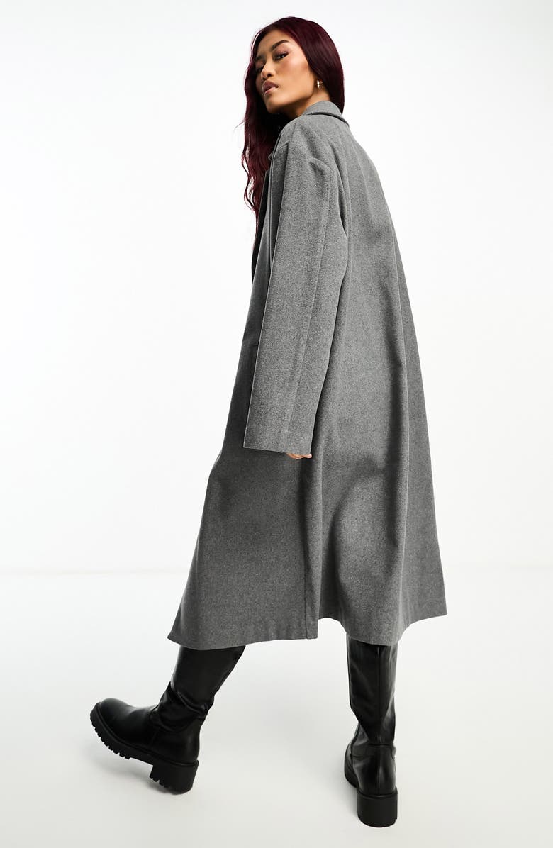 ASOS DESIGN Oversize Longline Coat, Alternate, color, 