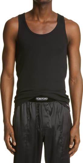 タンクトップ Tom Ford Cotton and modal tank top 55347880x.jpg