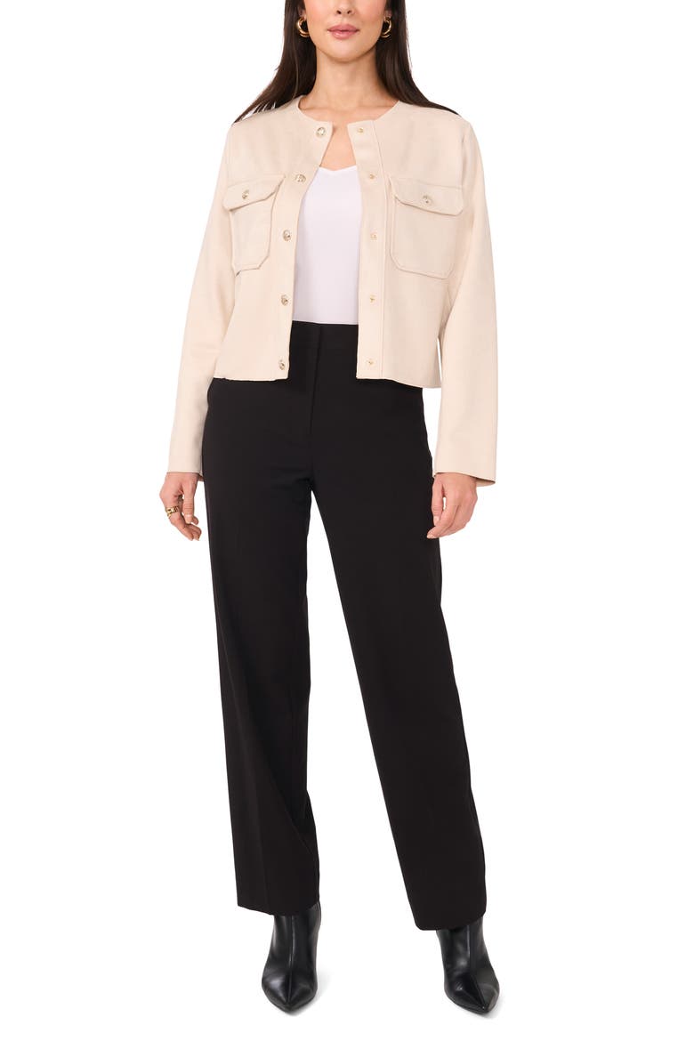 Raw Edge Jacket, Alternate, color, NATURAL SAND