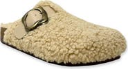 SHUSHOP Teagan Faux Fur Clog