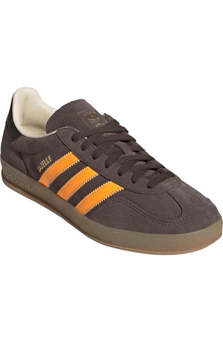 adidas Gazelle Indoor Sneaker, Main, color, Brown/Luta