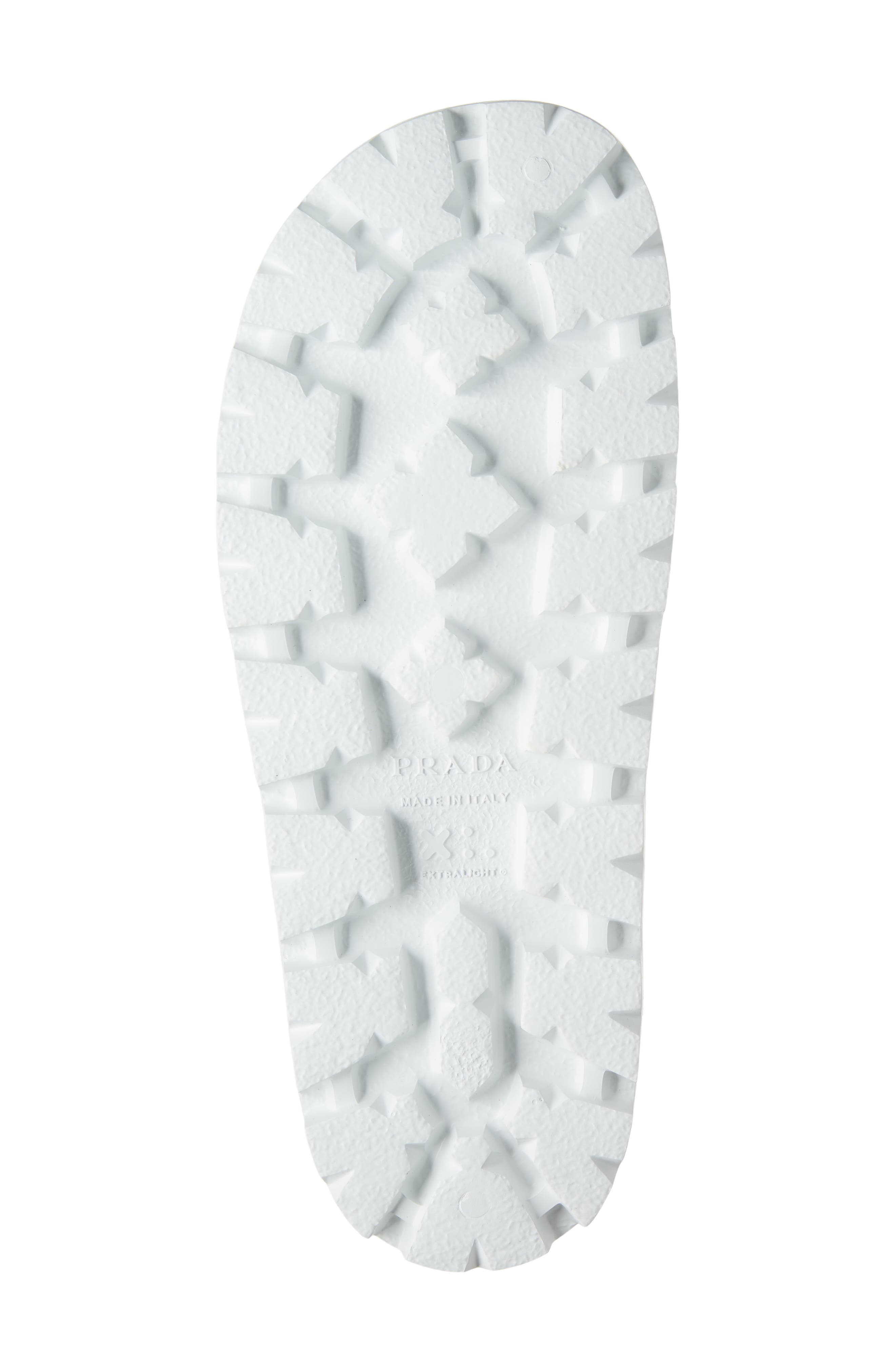 Prada Logo Slide Sandal, Alternate, color, 