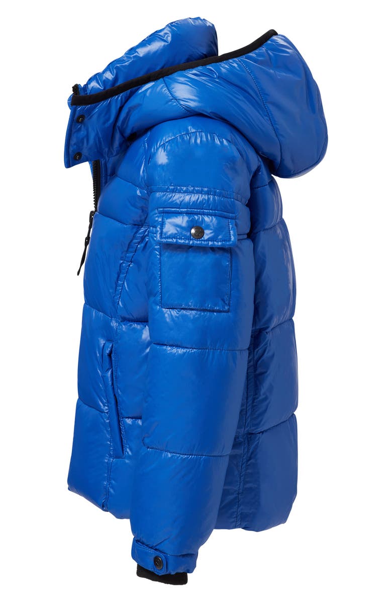 S13 Kids' Downhill Hooded Puffer Jacket, Alternate, color, Royal