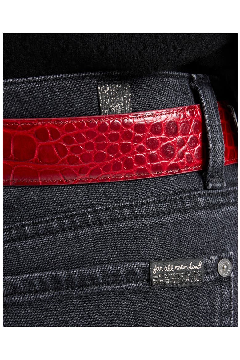 Lotta Seamed Patch Pocket Wide Leg Jeans, Alternate, color, NOCTURNE