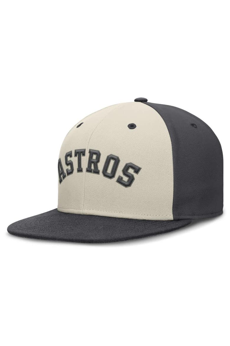 Men's Nike  Cream Houston Astros Dri-FIT True Fitted Hat, Alternate, color, Cream
