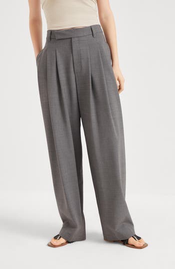 パンツ BRUNELLO CUCINELLI 'Sartorial Baggy' pants Brunello Cucinelli Sartorial Baggy trousers | Nordstrom
