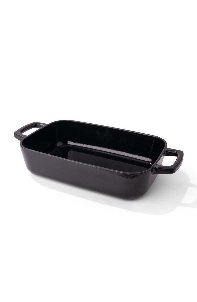 Alva Nori Enameled Cast Iron Backing Dish
Roasting Pan - 12x8, Main, color, Black