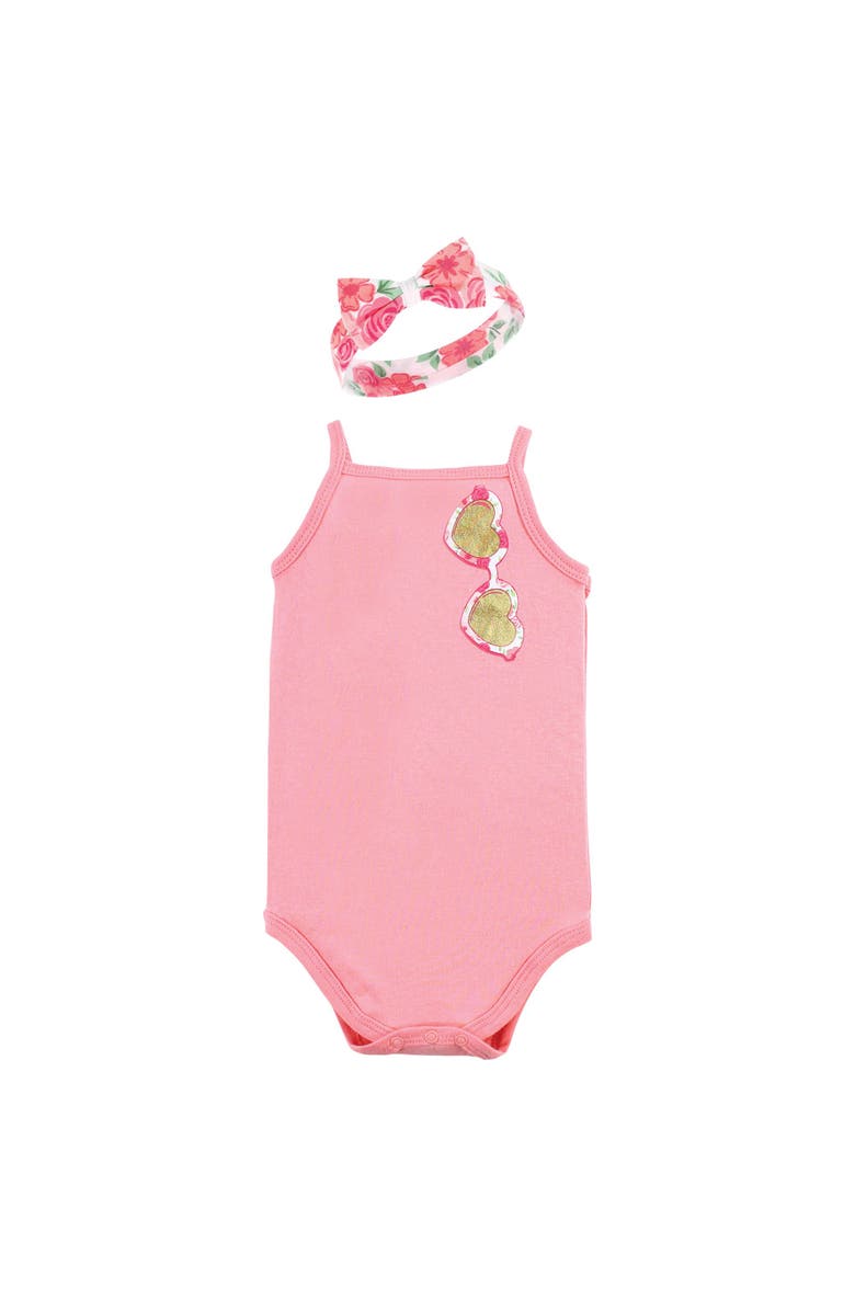 Little Treasure Sleeveless Bodysuit and Headband Set, Alternate, color, 