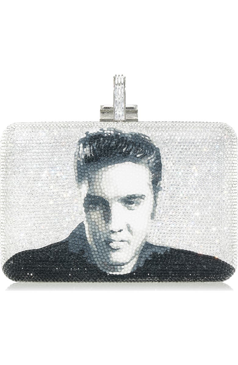 JUDITH LEIBER COUTURE Elvis Slim Slide Clutch, Main, color,