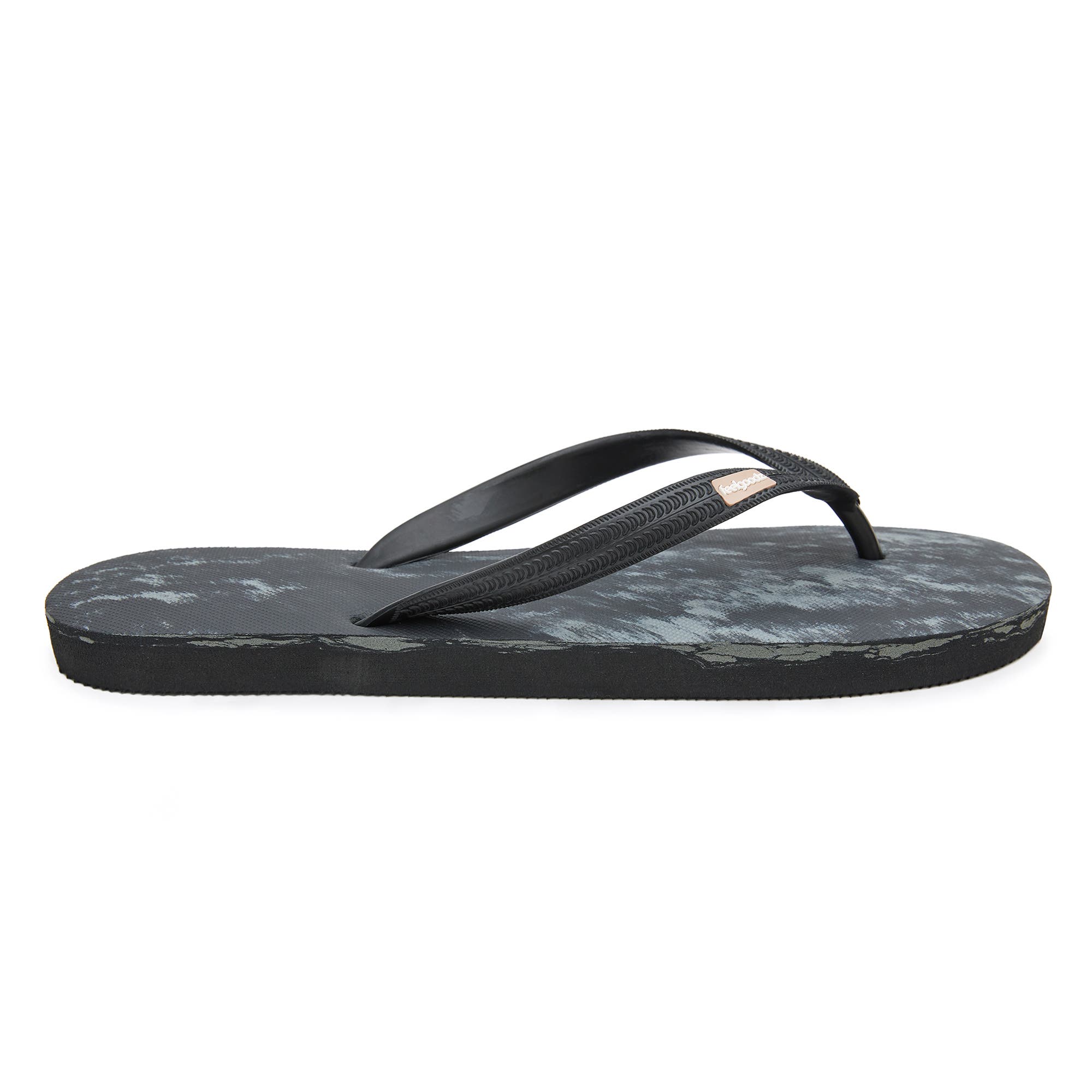 Feelgoodz Men’s Classicz Remix Natural Rubber Flip-Flop Thong Sandals, Alternate, color, Kraken