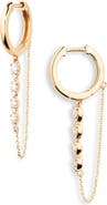Dana Rebecca Designs Sophia Ryan Diamond Drop Huggie Hoop Earrings