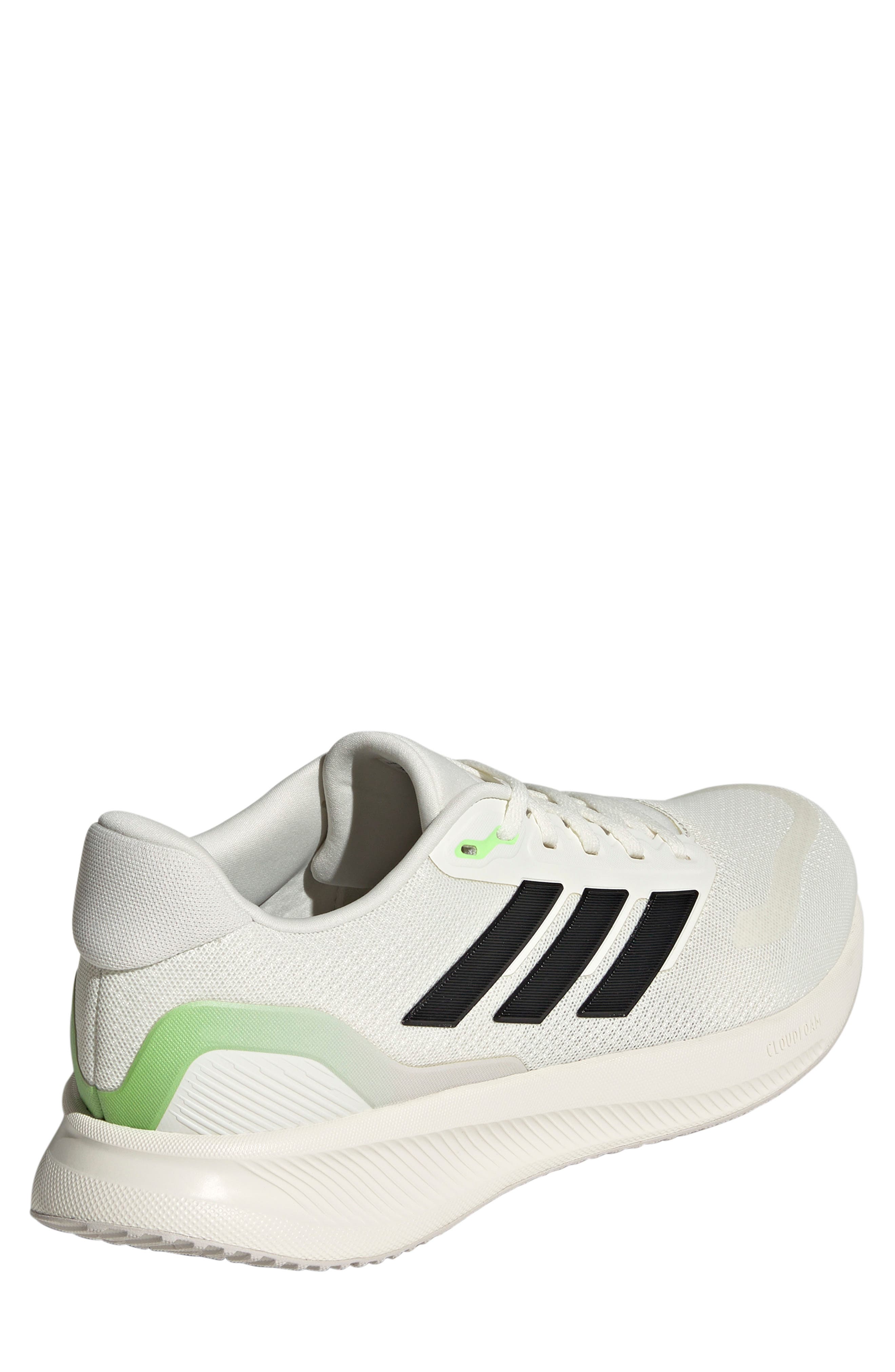 adidas Runfalcon 5 Running Shoe, Alternate, color, Off White/ Black/ Lime Burst