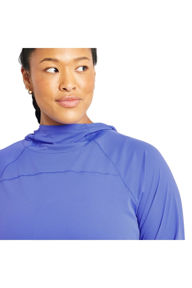 Flyout Chill Hoodie - Women's, Alternate, color, Blue Rapids