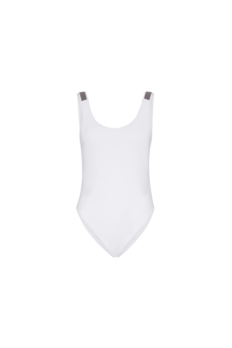 One-piece swimsuit, Alternate, color, White