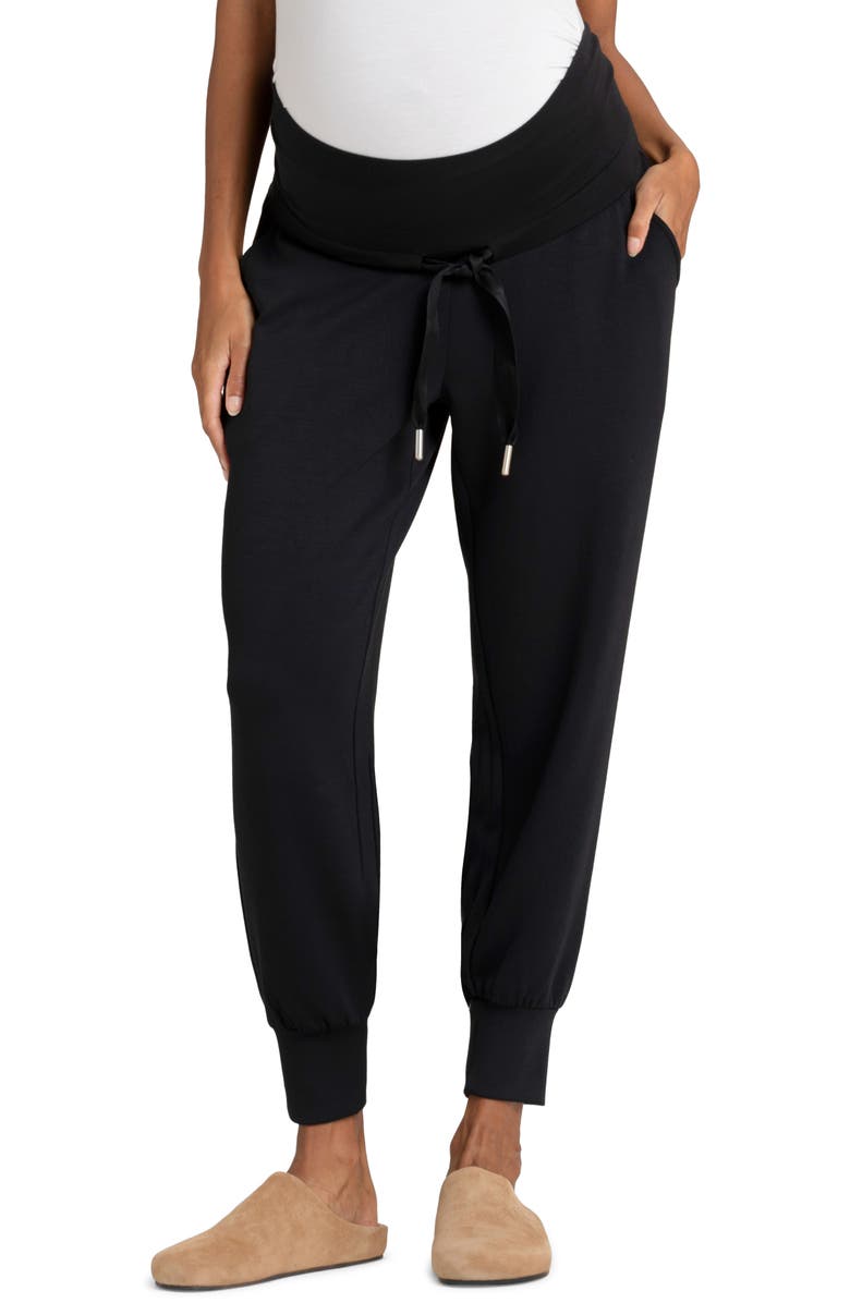Seraphine Over the Bump Maternity Joggers, Main, color, 