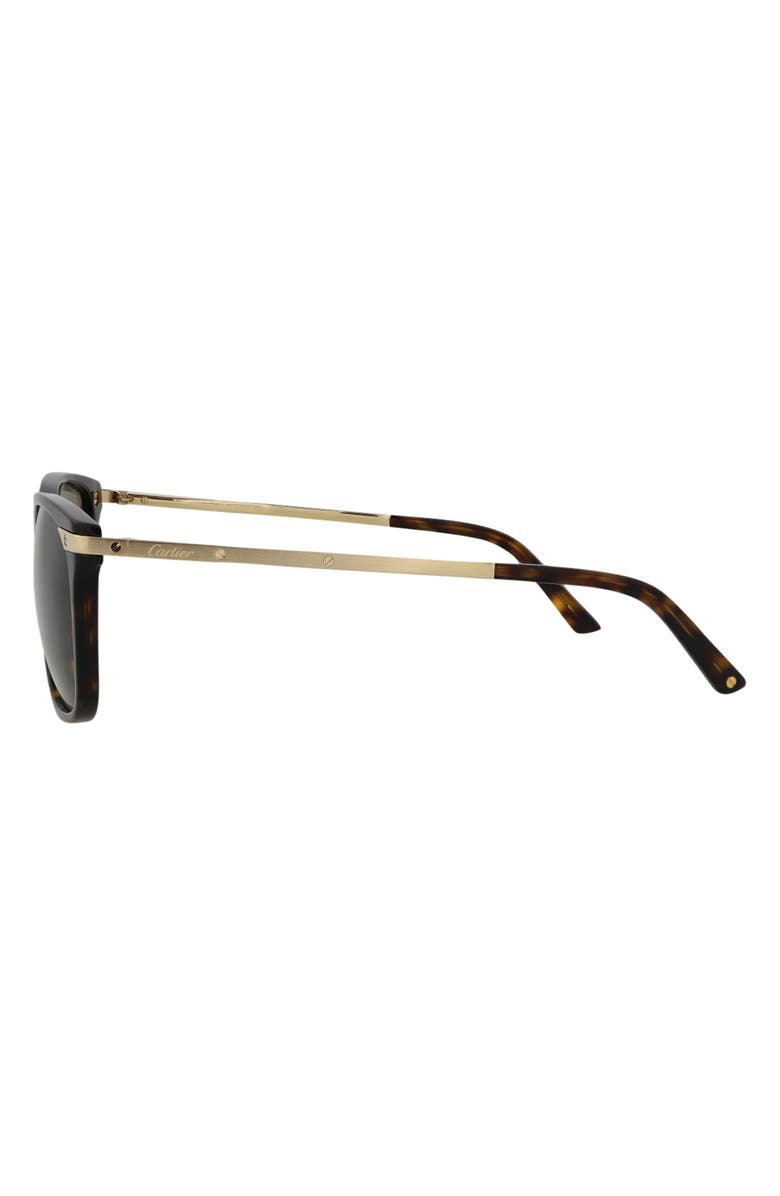 Cartier 59mm Square Sunglasses, Alternate, color,
