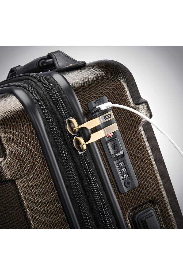 Century Deluxe Carry-On Expandable Spinner 22", Alternate, color, Bronze
