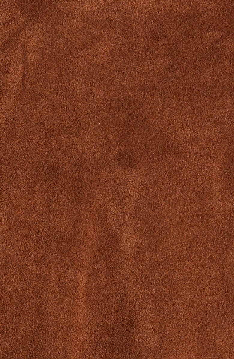 Drake's A2 Suede Bomber Jacket, Alternate, color, Brown 300