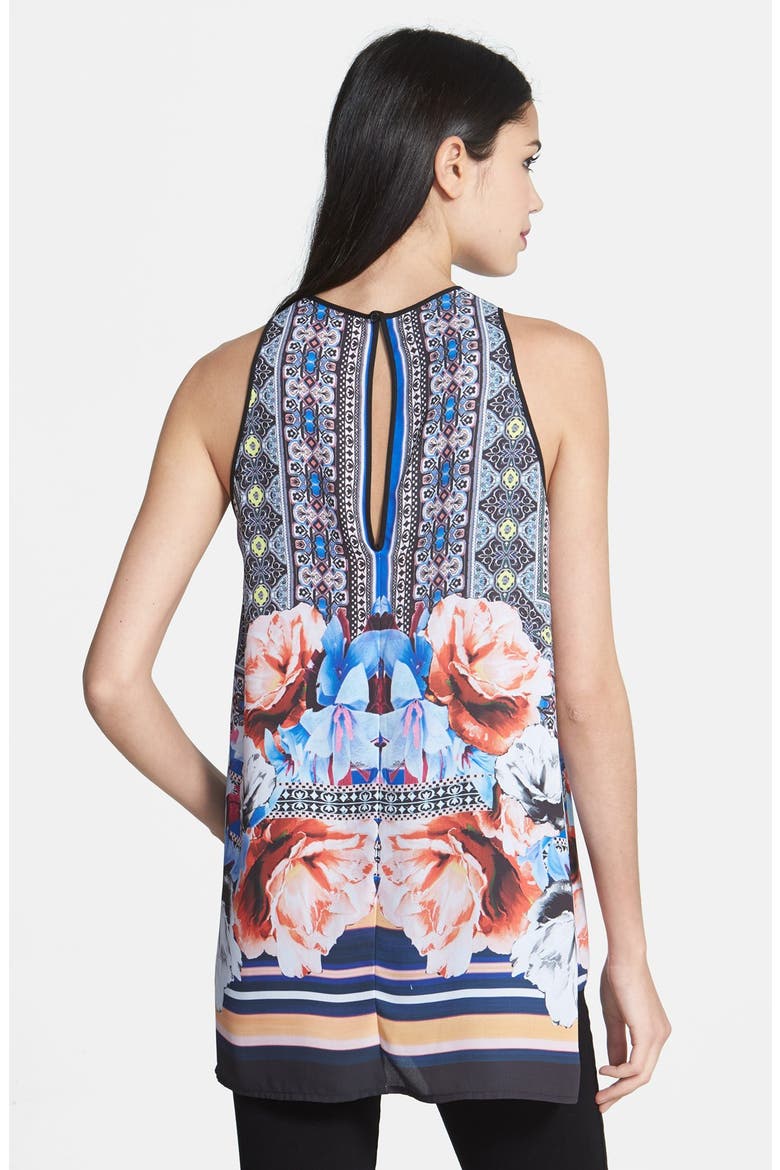 'Byzantine Scarf' Print Top, Alternate, color, MULTI