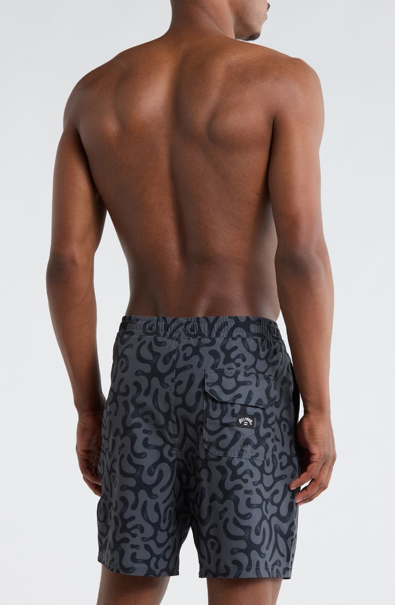 Billabong Grom Volley Swim Trunks, Alternate, color, Raven