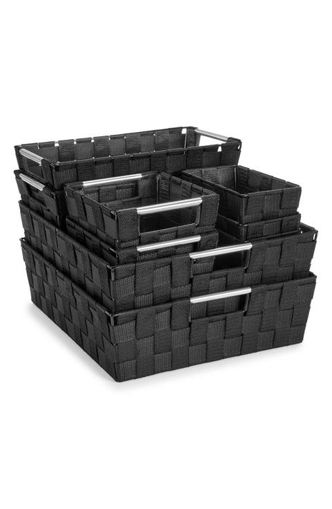 9-Piece Woven Storage Basket Set