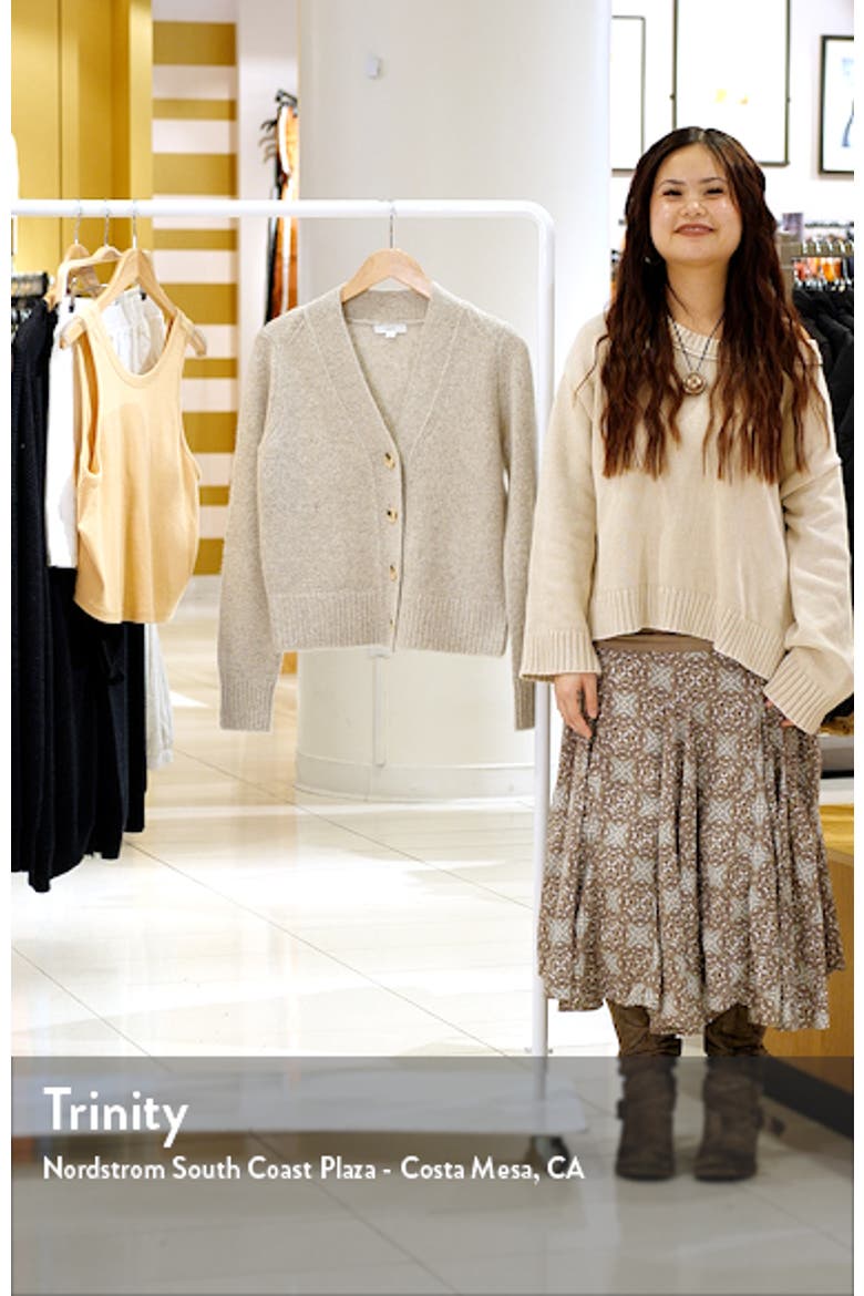 Donegal Cashmere V-Neck Cardigan video