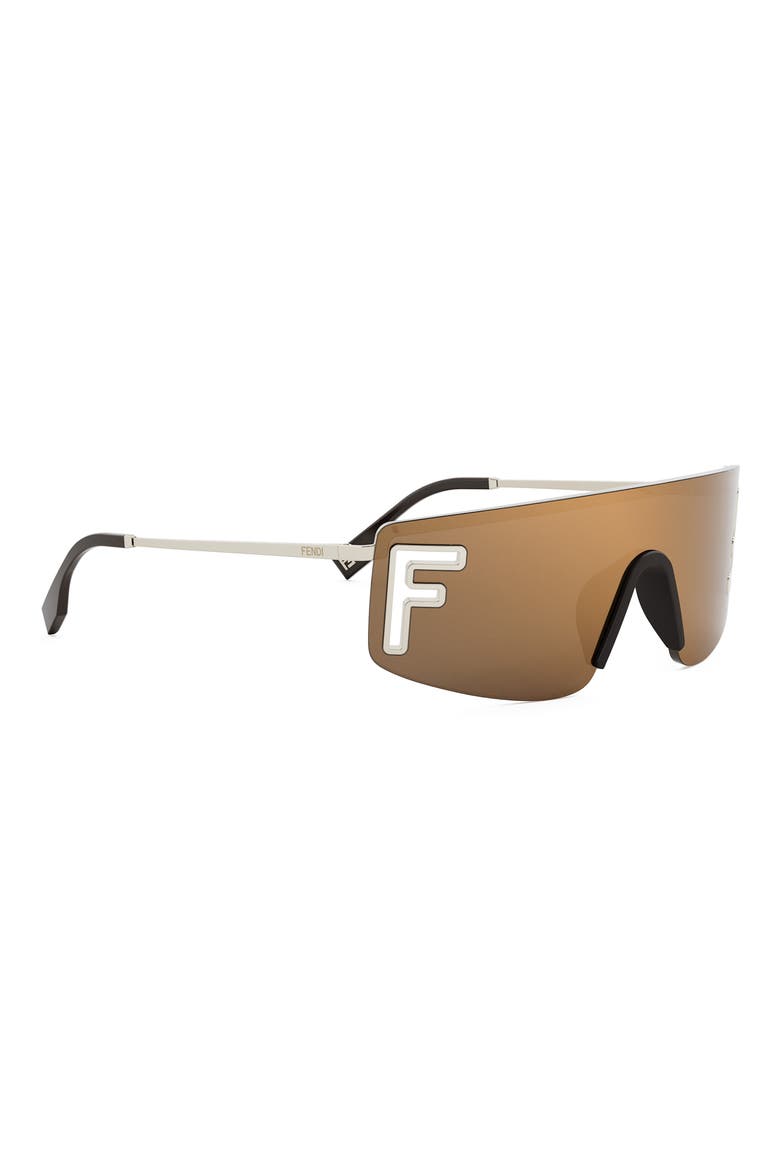 Sport Rectangular Sunglasses, Alternate, color, GOLD / BROWN MIRROR