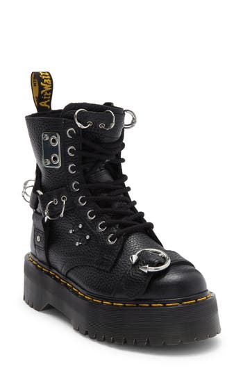 Dr. Martens' Dr. Martens Jadon Piercing Milled Leather Platform Boot