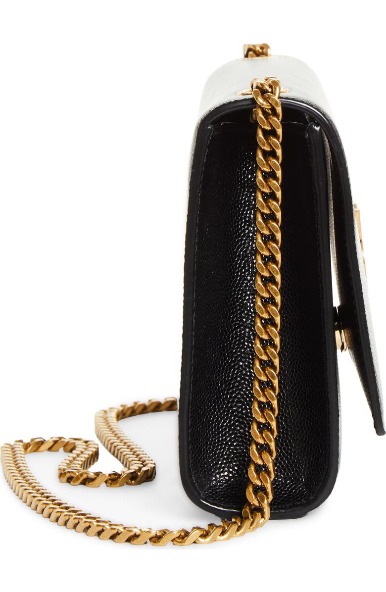 Saint Laurent Small Kate Patent Leather Shoulder Bag, Alternate, color,