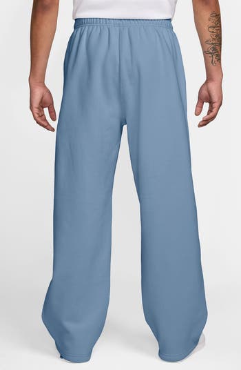 Nike Solo Swoosh Open Hem Fleece Sweatpants | Nordstrom